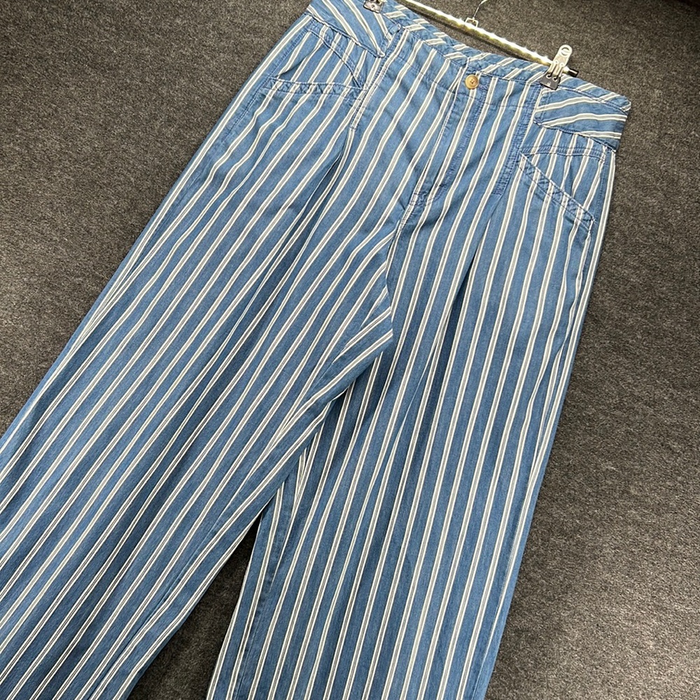 American Eagle Outfitters wide leg stripped pants